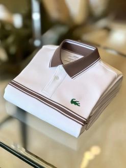 Men’s Business Casual Logo Button Short Sleeve