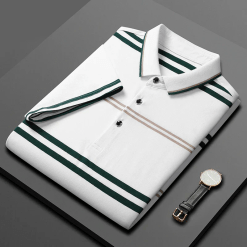 Men's Designer Striped Polo Shirt - 2025 Summer Fashion