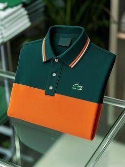 Balltoy Men’s Classic Business Logo Button Short Sleeve Shirt