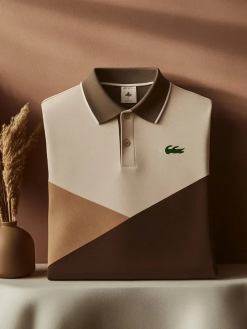 Men’s Classic Business Logo Button Short Sleeve