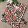 "Kopal" Hand Block Printed Angrakha Cotton kurta